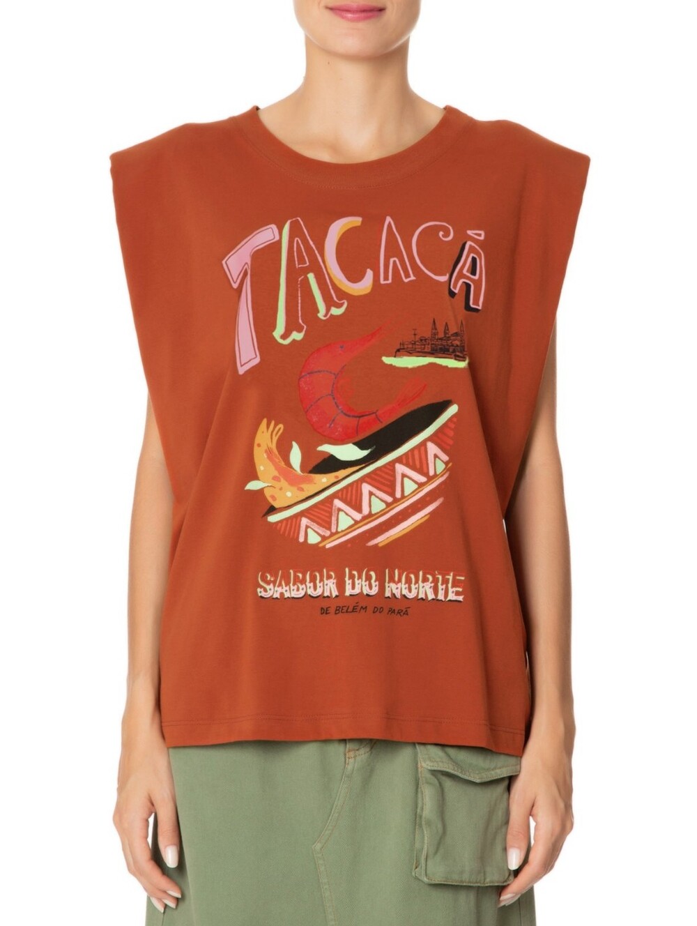 Farm Rio Tacacá Muscle Tee Shirt